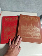 Moscow illustrated history book interior with maps and photographs – detail 7