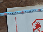 Large original Soviet poster 1986 in red and white Socialist Realist palette – detail 8