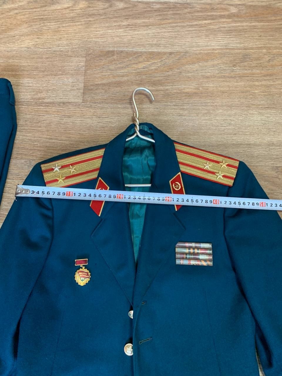 Vintage 💯  Original collectible green military uniform of a KGB colonel.USSR