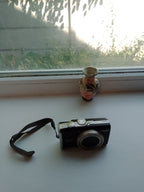Vintage digital camera set with soft case, wrist strap and 4GB SDHC card – detail 22