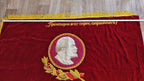 USSR Velvet Flag Banner Soviet Union Doubl Sided Lenin Emblem 63"X51" Comunism