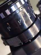 Spring-wound motor and exposure meter of 1960s Leningrad 16mm camera – detail 16