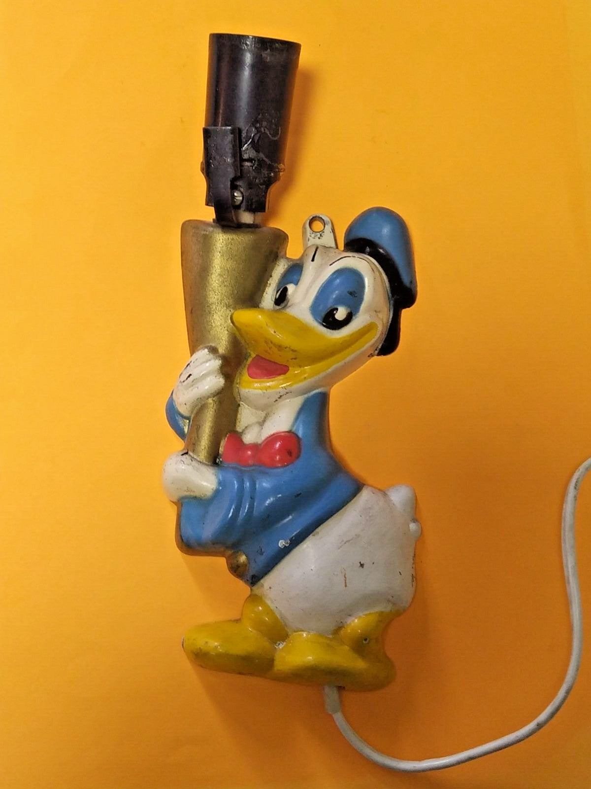 Rare Vintage Soviet Disney Donald Duck Wall Night Light Lamp USSR 1980s Working
