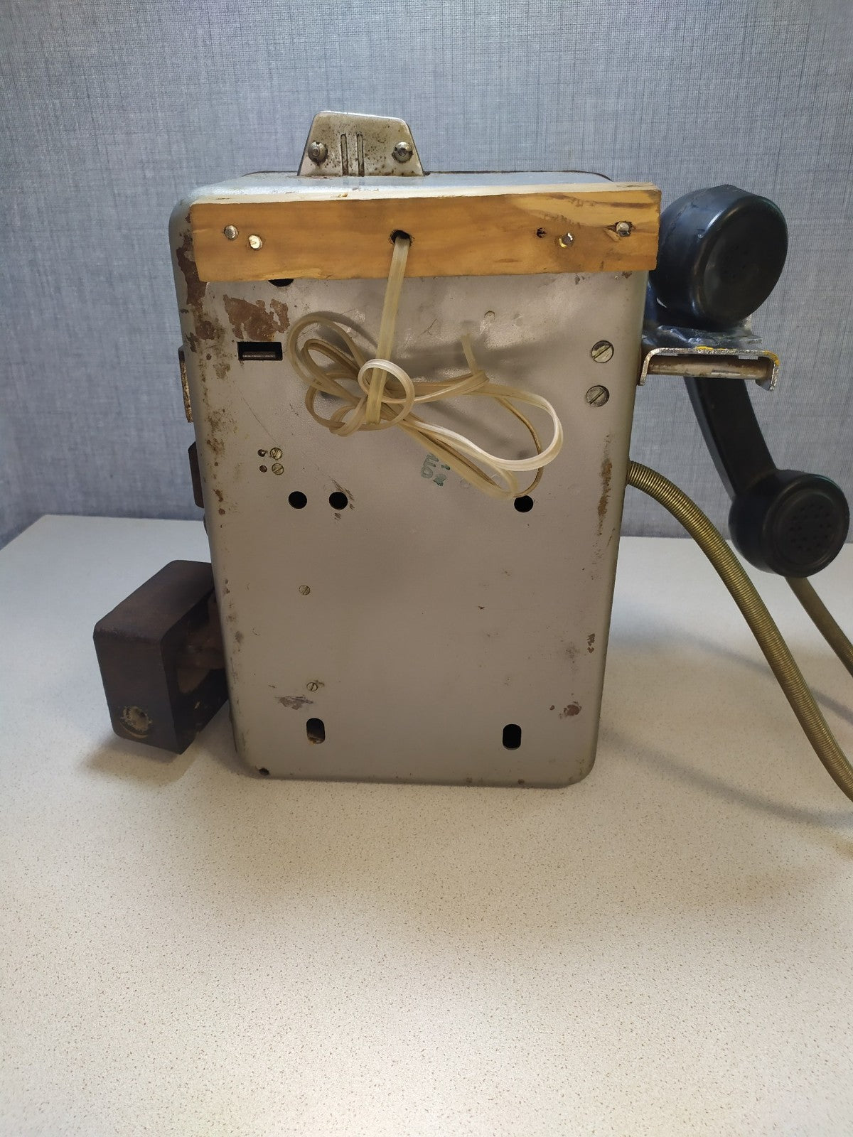 Rare Soviet Bunker Payphone AMT-69 USSR Cold War Military Industrial Vault Phone