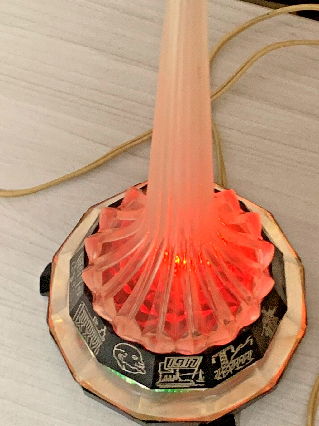 RAKETA Rocket Lamp Space Age USSR 60 Years Anniversary Soviet Night Light