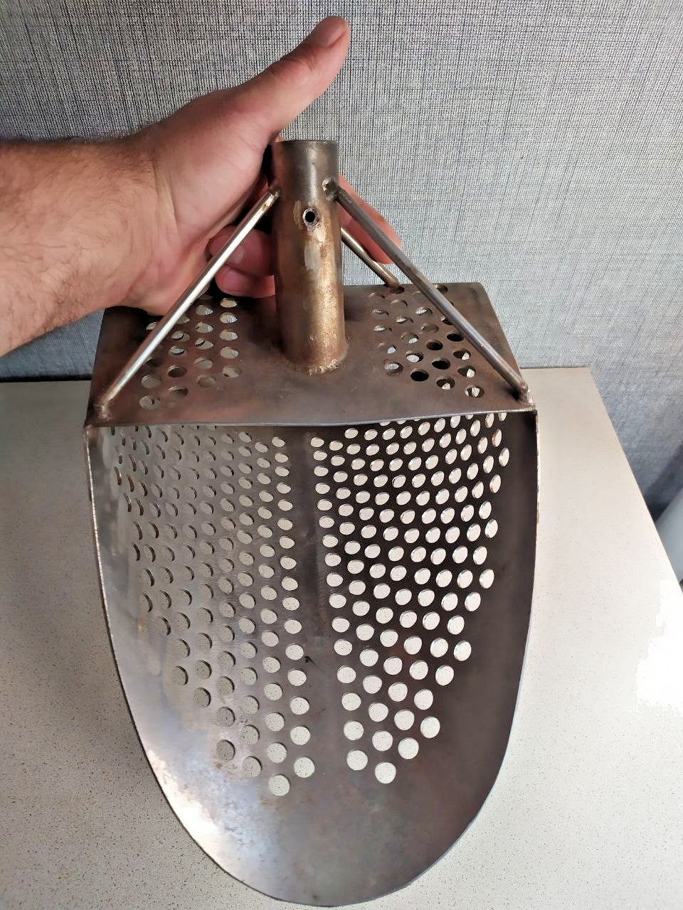 Heavy Duty Stainless Steel Beach Sand Scoop Metal Detecting Treasure Hunting Too