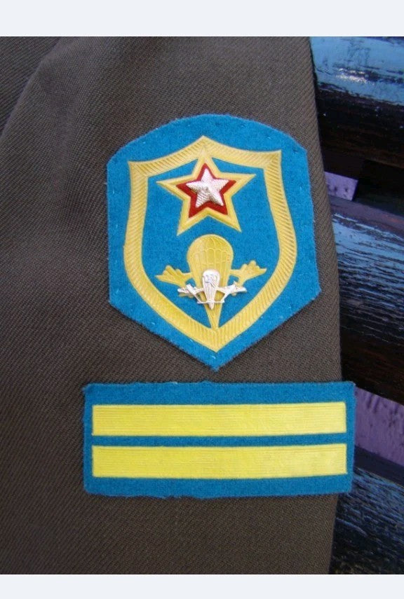 Rare vintage Soviet parade uniform of the VDV (Airborne Troops of the USSR)