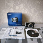 Canon PowerShot SX200 IS with original retail box, battery, charger and manuals
