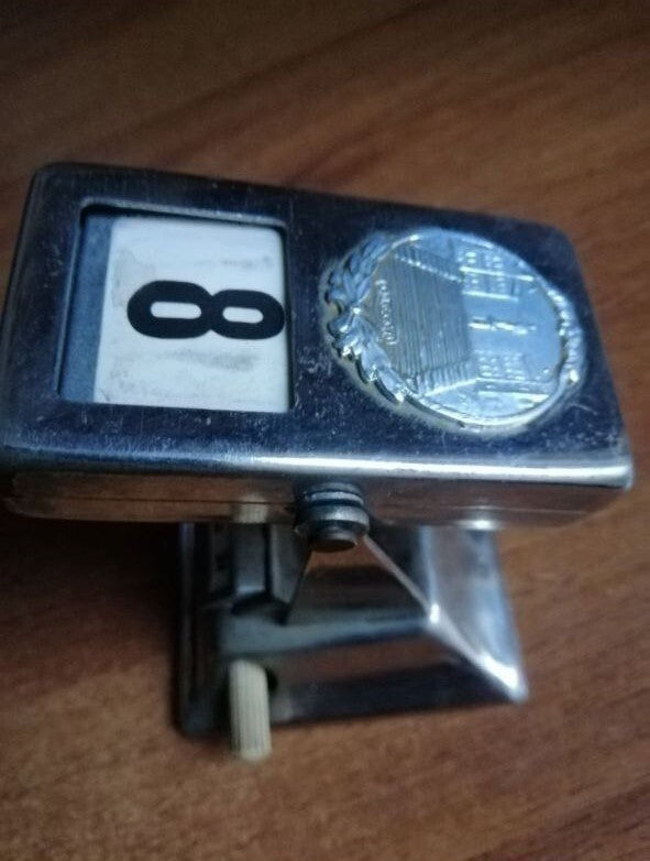 Rare USSR Perpetual Flip Calendar Odessa Monument Souvenir Metal Desktop 1960s
