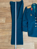 Green Soviet officer trousers from a colonel's uniform – detail 14