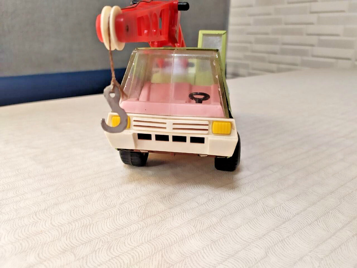 Rare Vintage USSR Toy Truck Mobile Crane "Malysh" Series Made in Soviet Union