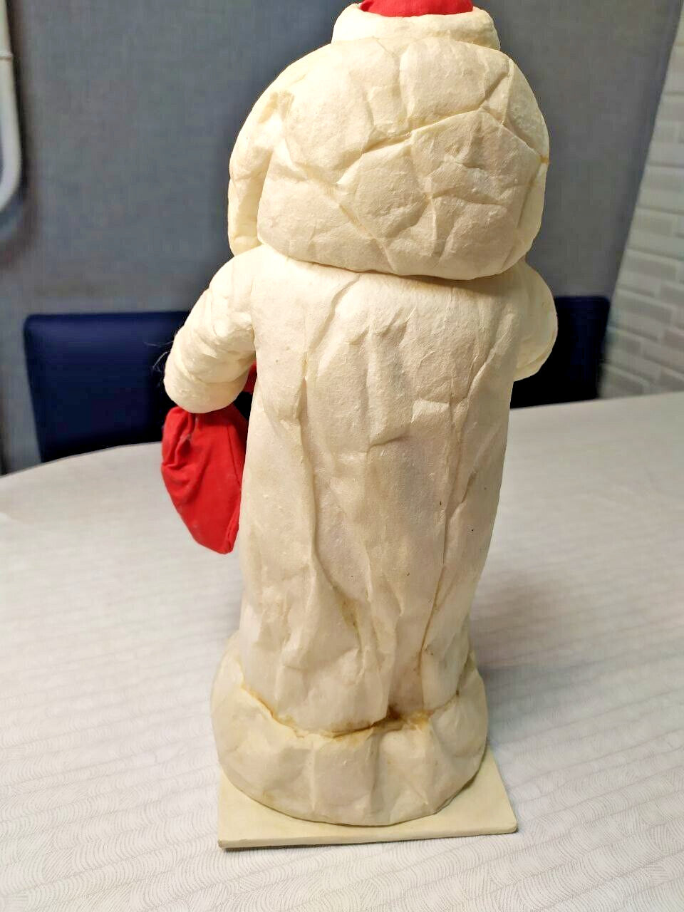 Rare USSR Christmas Toy Ded Moroz 1972 Rivne Toy Factory Ukraine Vintage Paper