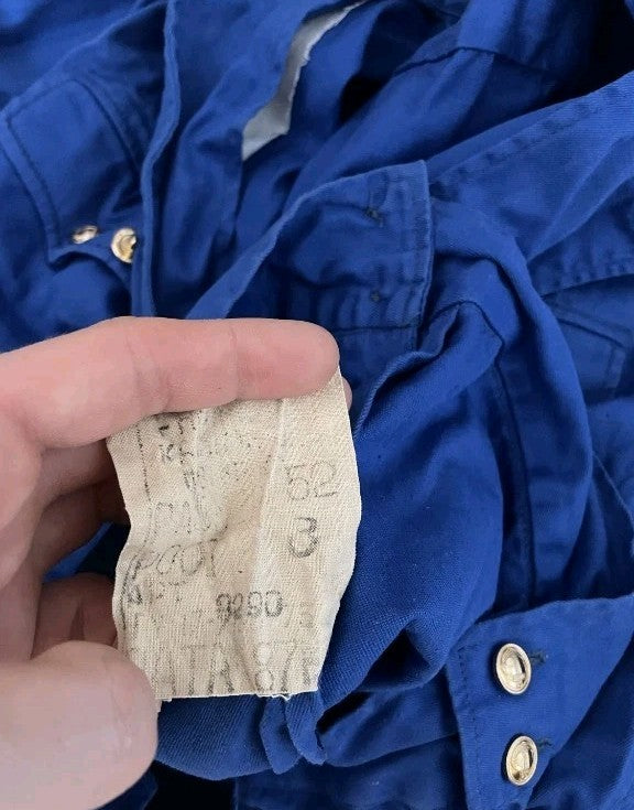 Soviet navy uniform jacket with brass-colored anchor buttons