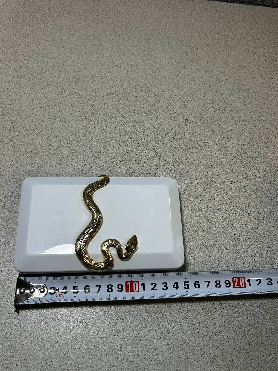 Authentic KILIAN Paris White Lacquer Clutch Case Gold Snake – Good Girl Gone Bad