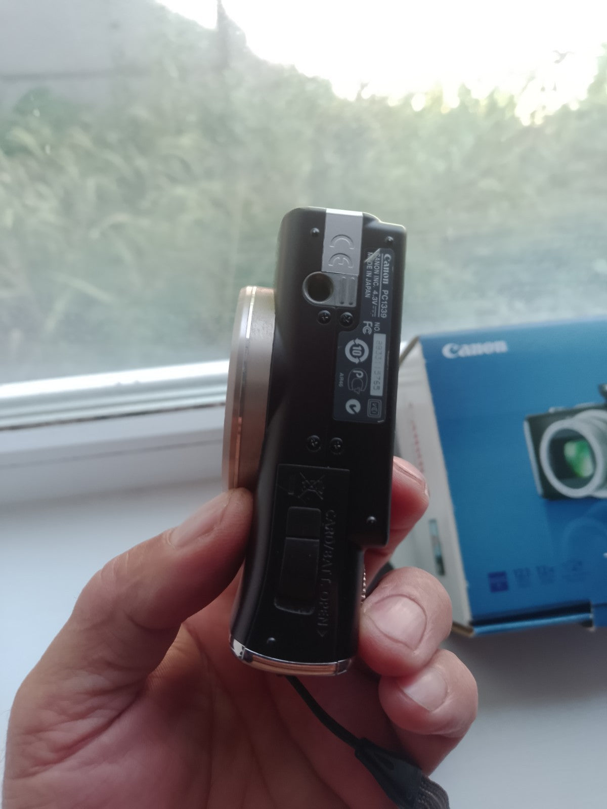 TESTED digital camera CANON PowerShot SX200 IS 12.1 MP, black, (full set). Japan