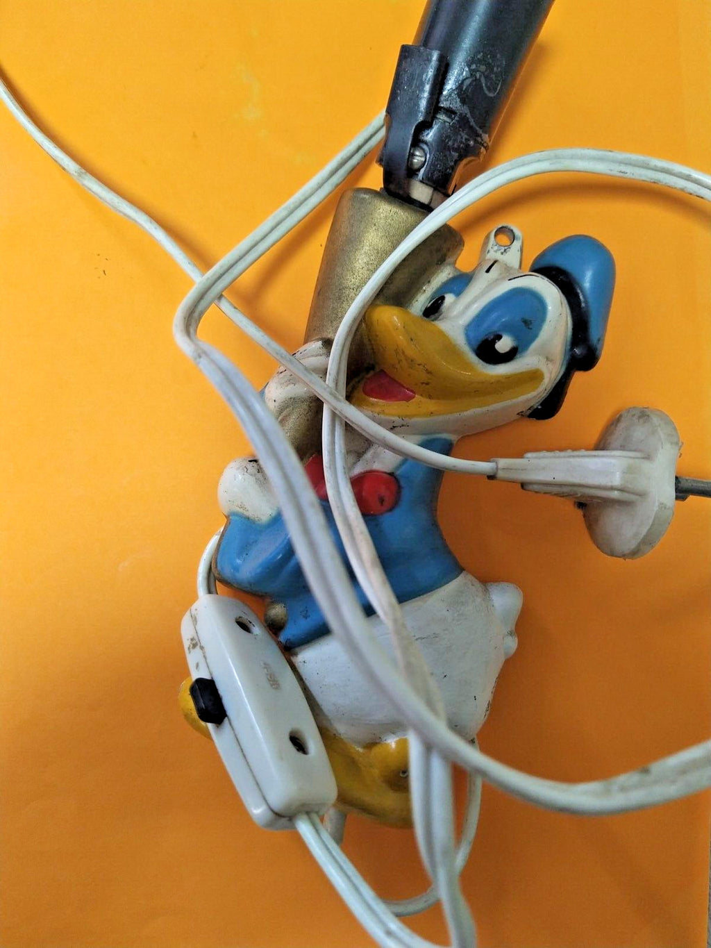 Rare Vintage Soviet Disney Donald Duck Wall Night Light Lamp USSR 1980s Working