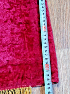 Dark velvet Soviet banner front with Lenin portrait and gold dates 1870 and 1970 – detail 8