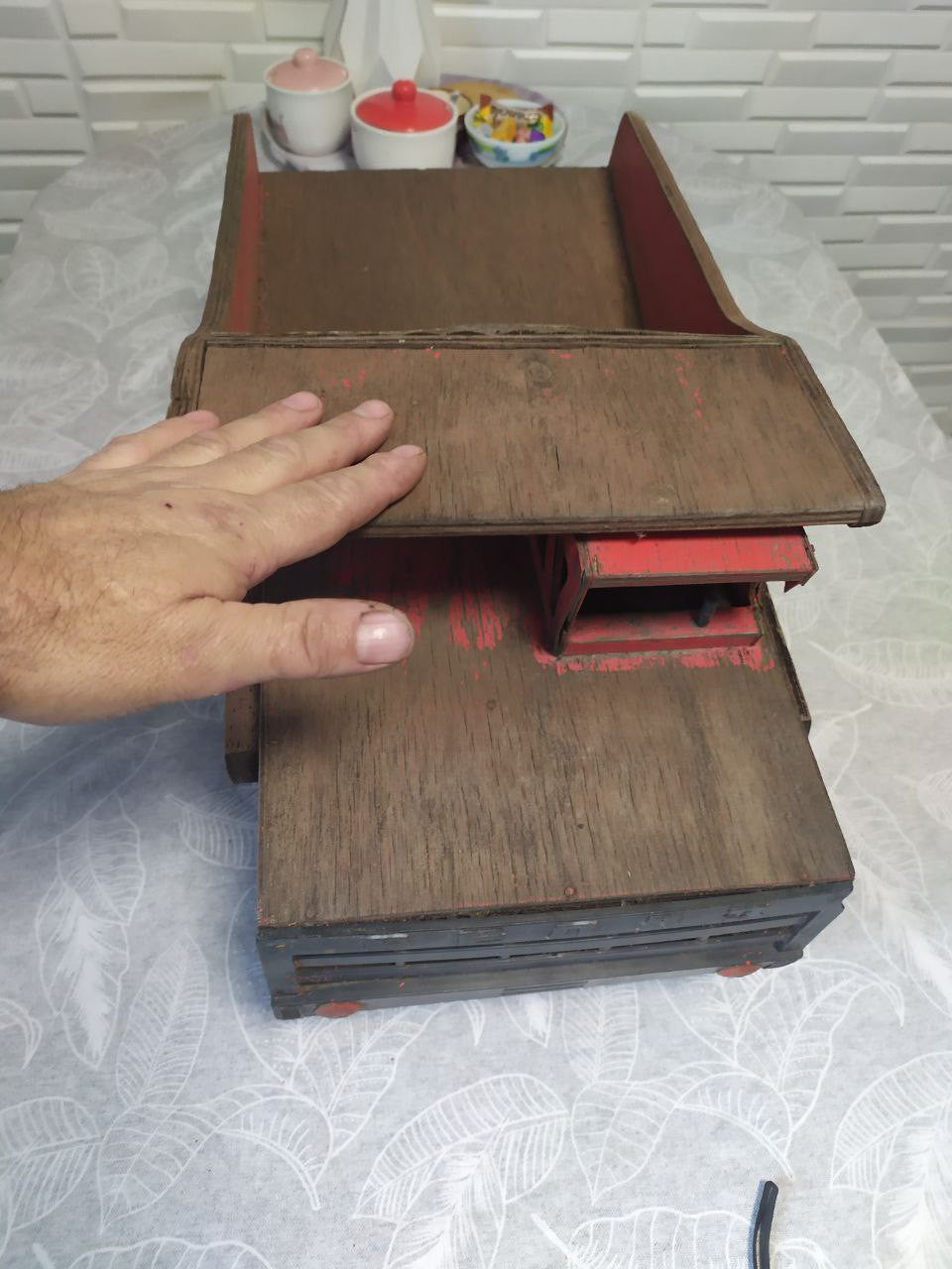 Rare Vintage XXL Wooden BelAZ Dump Truck Soviet USSR Toy 58cm/23" Collectible
