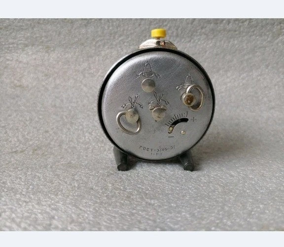 Rare Soviet Travel Alarm Clock SLAVA 11 Jewels Mechanical USSR Vintage Working
