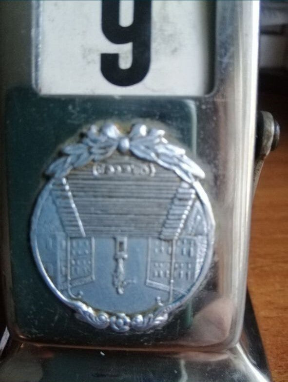 Rare USSR Perpetual Flip Calendar Odessa Monument Souvenir Metal Desktop 1960s