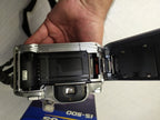Olympus IS-500 original box with neck strap, shelf wear visible – detail 10