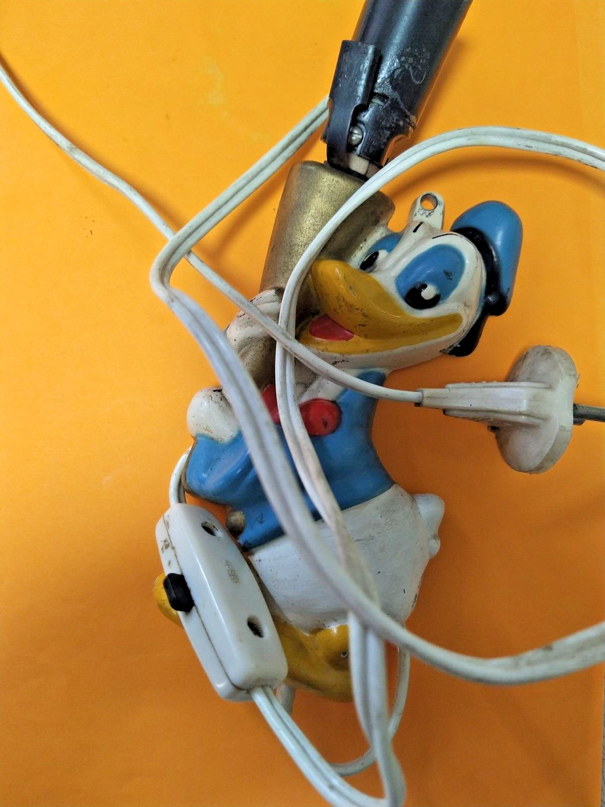Rare Vintage Soviet Disney Donald Duck Wall Night Light Lamp USSR 1980s Working