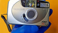 Samsung Fino 30 SE silver 35mm point and shoot film camera