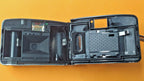 Silver Samsung 35mm film camera with built-in flash – detail 9