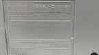 Sanyo M-W2K double cassette boombox front panel and radio dial – detail 8