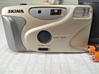 35mm film camera with date data back display on the rear panel