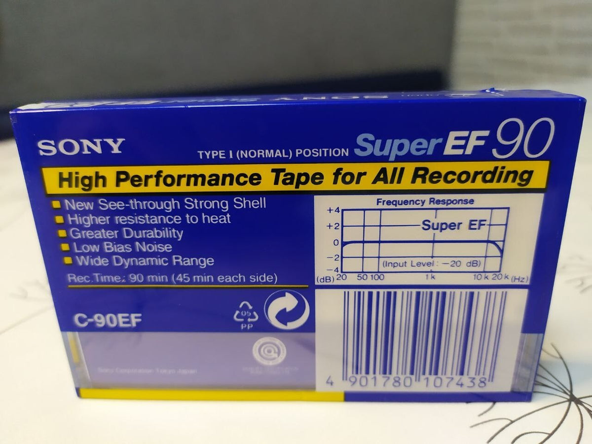 New old stock Type I normal position cassette, 90 minutes