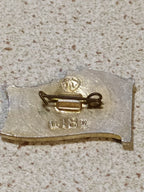 USSR flag badge dated 1917-1977 on a plain background – detail 5