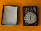 Vintage Agat stopwatch with 60-minute sub-dial and chrome-plated case – detail 11