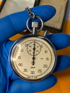 Agat stopwatch with original technical passport dated June 25, 1982