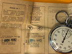 Vintage Agat stopwatch with 60-minute sub-dial and chrome-plated case – detail 8