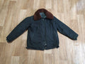Soviet Air Force VVS pilot flight jacket in dark navy blue with fur collar, size 50-3