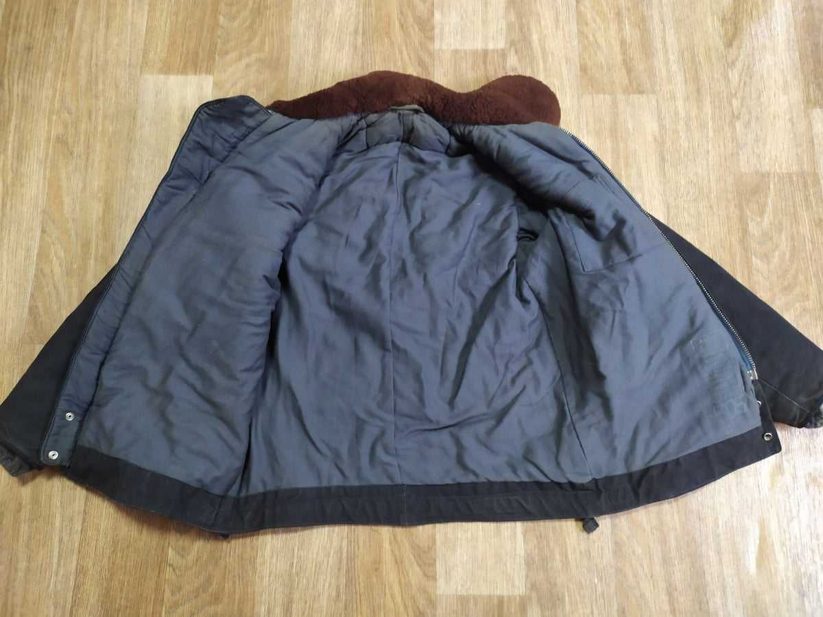 Inner lining of VVS flight jacket with markings and size 50-3