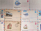 Soviet New Year envelope with Kremlin star, unused