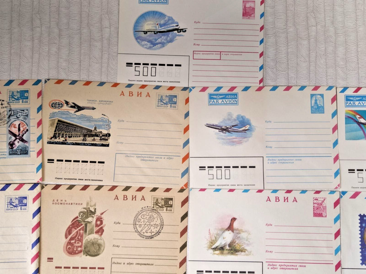 Soviet New Year envelope with Kremlin star, unused