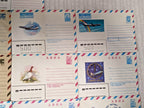 Soviet New Year envelope with Kremlin star, unused – detail 7