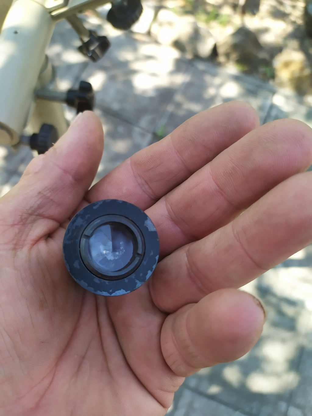 Soviet reflector telescope stand and eyepiece parts – detail 9
