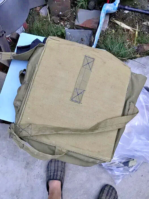 Soviet army gear medic shoulder bag with canvas strap