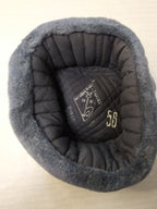 Soviet army uniform winter hat with earflaps tied at the top – detail 6