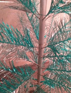 Unfolded Soviet tree with trunk 72 cm and silver top piece – detail 7