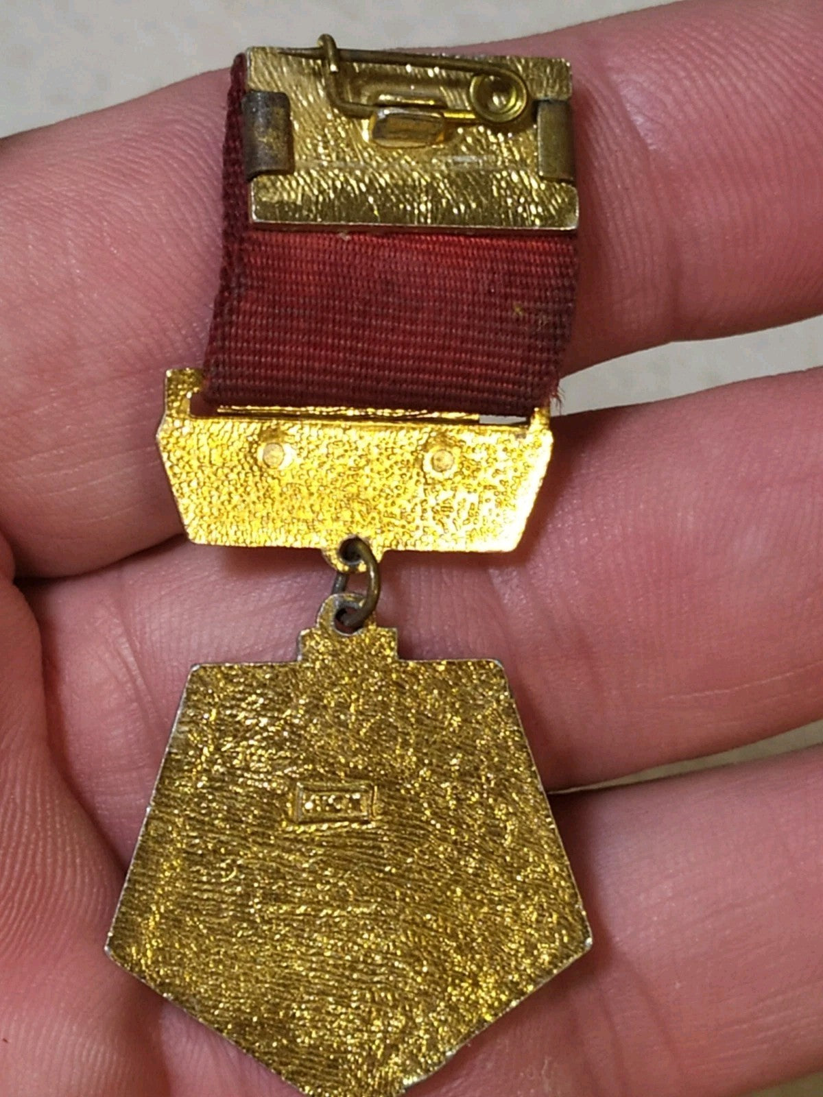 USSR 50 years anniversary emblem badge, front view – detail 5