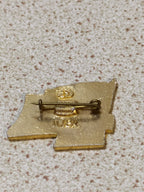Reverse of the October Revolution anniversary badge