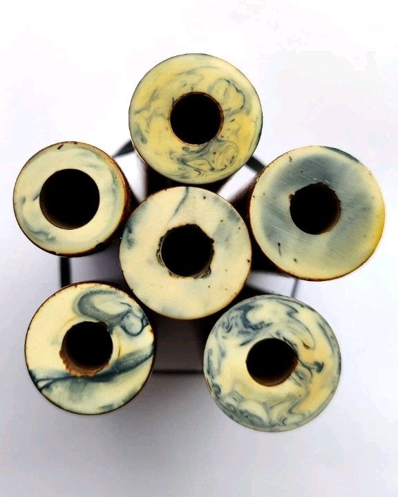 Soviet bakelite door handles on a scale, approx. 381 g total weight