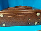 Baltika speaker in spotted brown bakelite, side view – detail 11