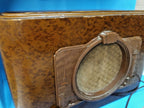 Art Deco bakelite speaker front relief of Leningrad landmarks