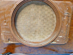 Baltika speaker in spotted brown bakelite, side view – detail 5